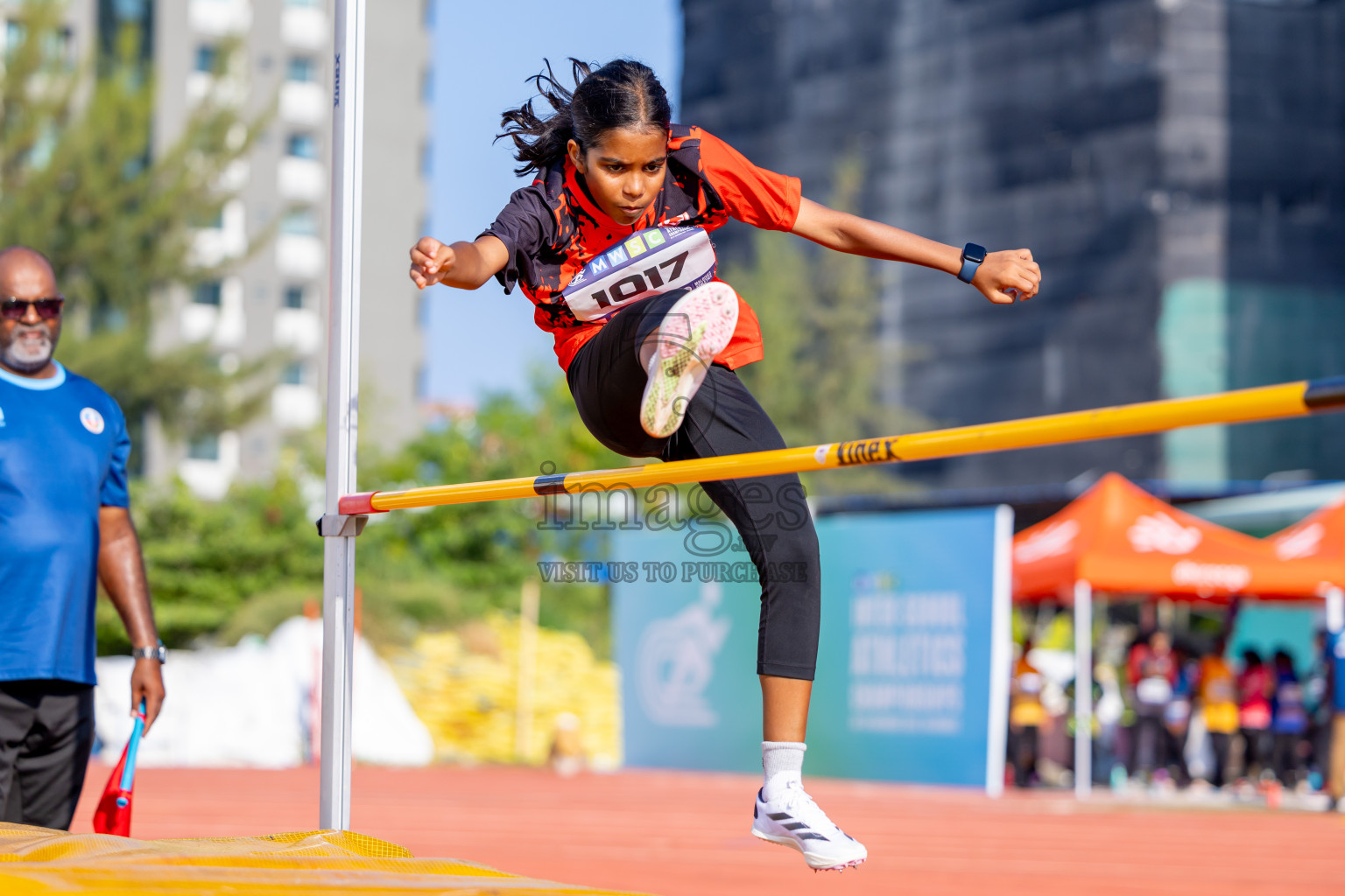 Day 4 of MWSC Interschool Athletics Championships 2024 held in Hulhumale Running Track, Hulhumale, Maldives on Tuesday, 12th November 2024. Photos by: Nausham Waheed / Images.mv