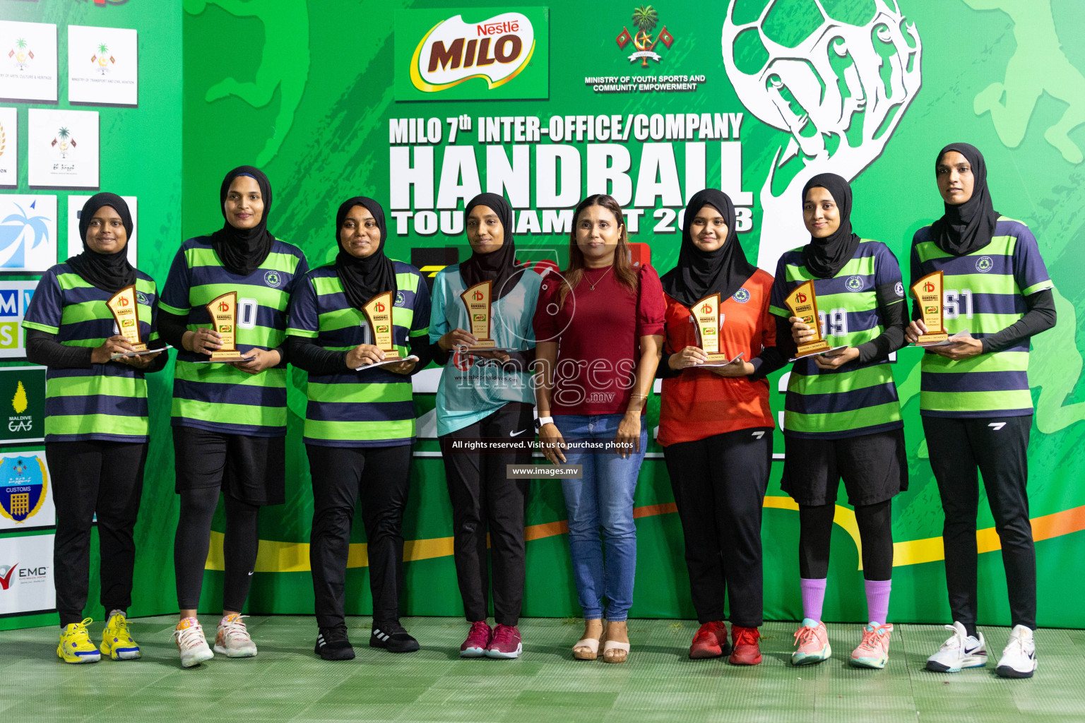 1st Division Final of 7th Inter-Office/Company Handball Tournament 2023, held in Handball ground, Male', Maldives on Monday, 24th October 2023 Photos: Nausham Waheed/ Images.mv