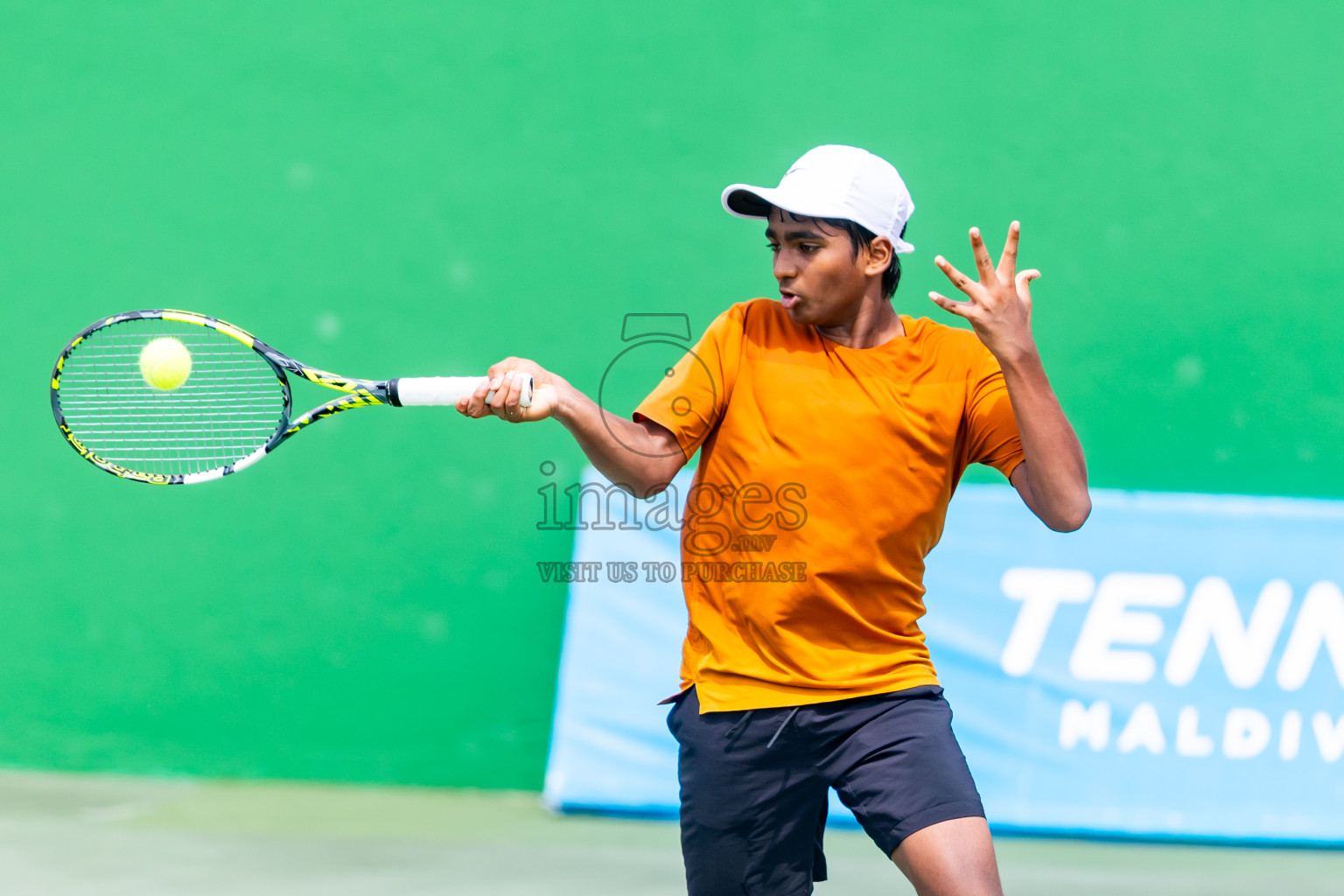 Day 5 of ATF Maldives Junior Open Tennis was held in Male' Tennis Court, Male', Maldives on Monday, 16th December 2024. Photos: Nausham Waheed/ images.mv