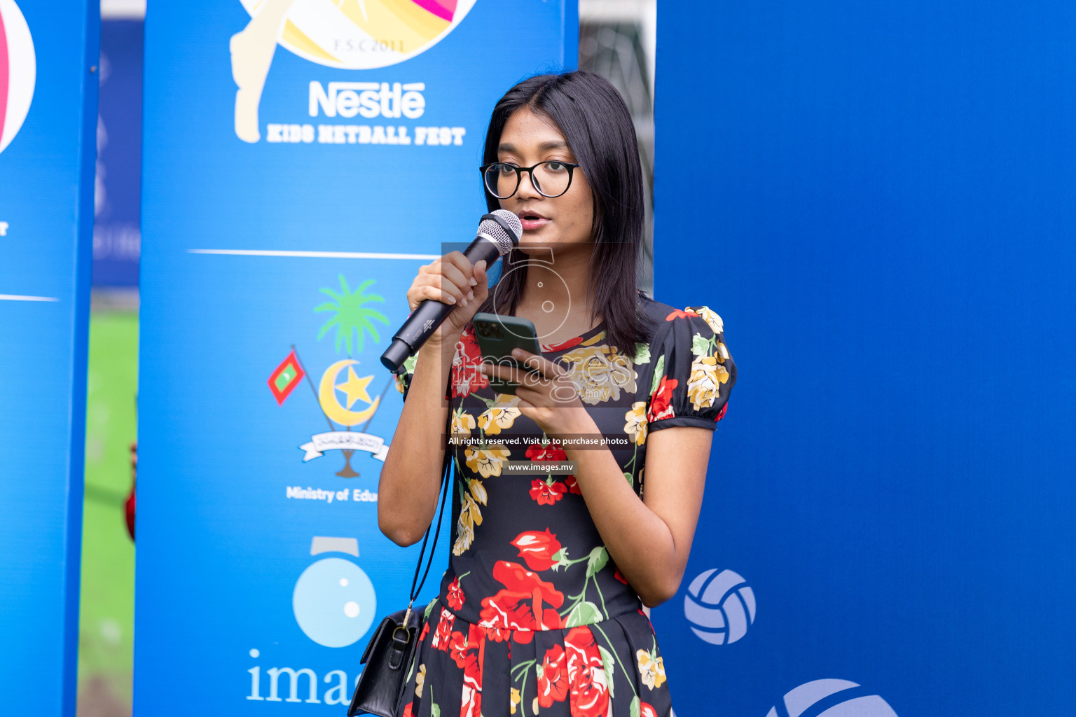 Day 2 of Nestle' Kids Netball Fiesta 2023 held in Henveyru Stadium, Male', Maldives on Thursday, 1st December 2023. Photos by Nausham Waheed / Images.mv