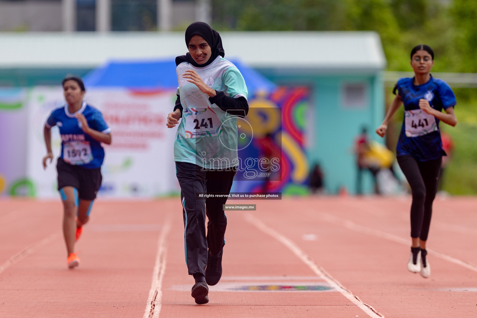 Day two of Inter School Athletics Championship 2023 was held at Hulhumale' Running Track at Hulhumale', Maldives on Sunday, 15th May 2023. Photos: Shuu/ Images.mv