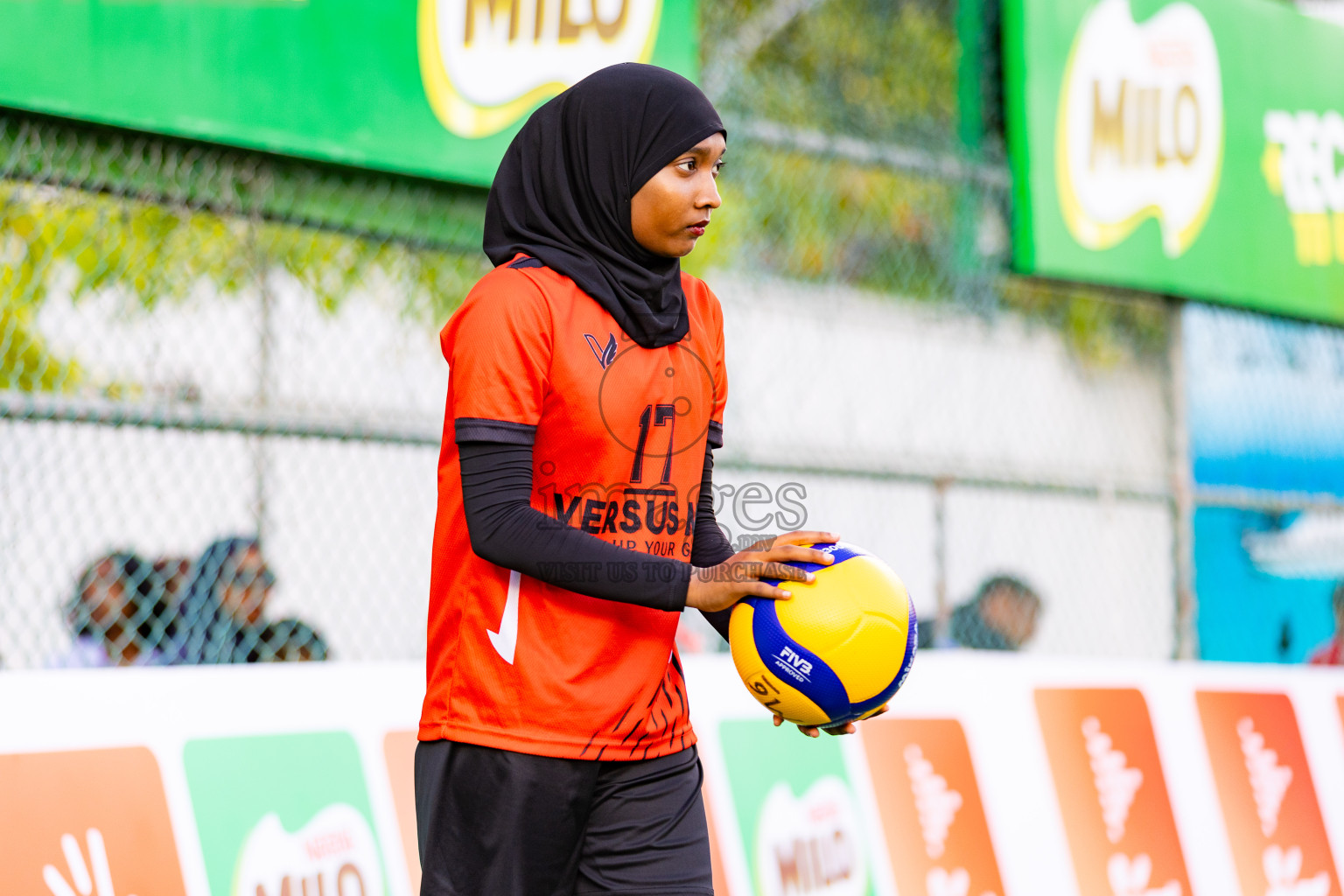 Villigili Z. Jamihyya vs Raajje Volley Club in Semi Finals of Milo National Junior Volleyball Championship 2025 Day 5 was held on Friday, 28th November 2025 at Ekuveni Turf Court Male', Maldives. Photos: Areef Adam / images.mv