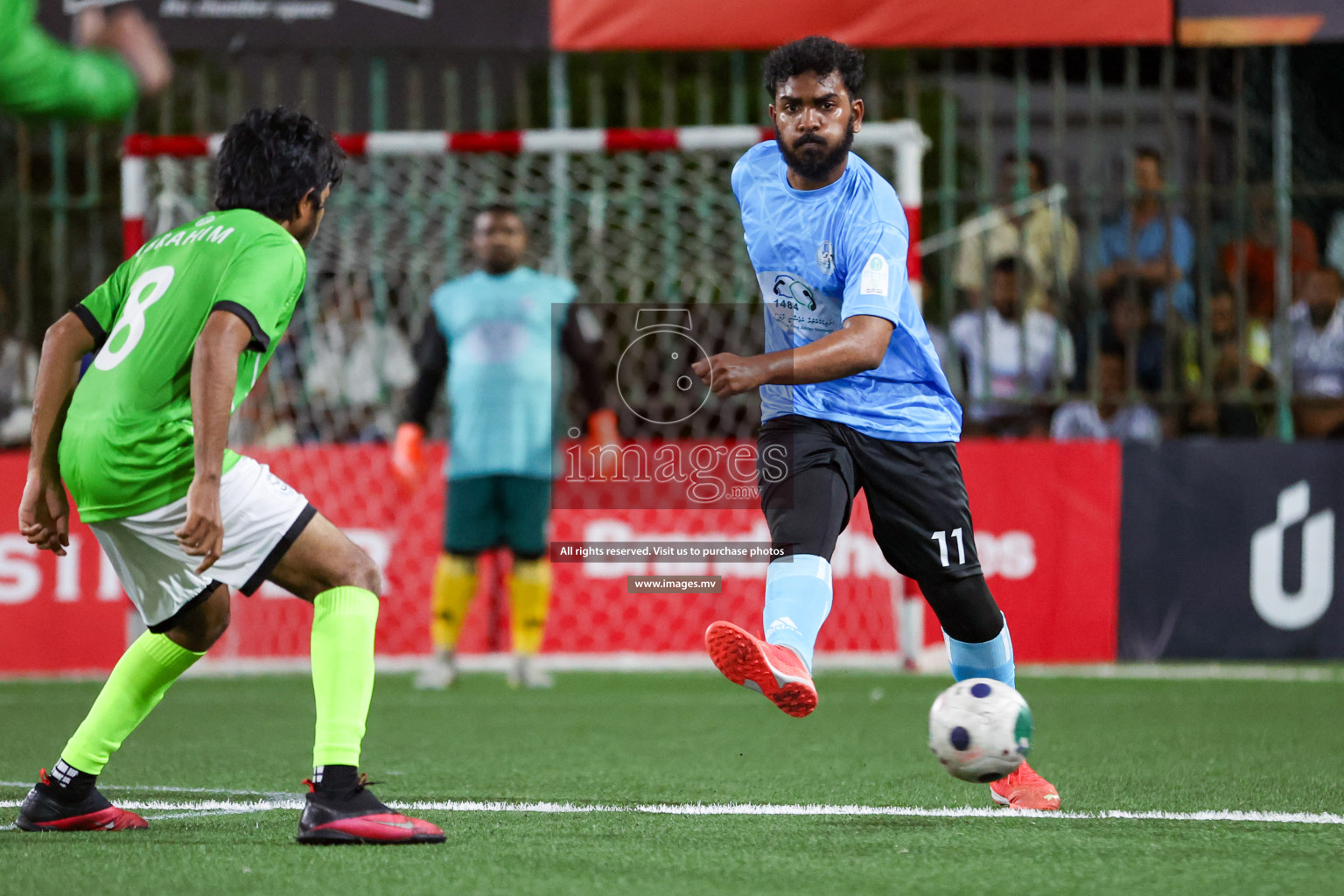 Team DJA vs Thauleemee Gulhun in Club Maldives Cup Classic 2023 held in Hulhumale, Maldives, on Monday, 24th July 2023 Photos: Nausham Waheed/ images.mv