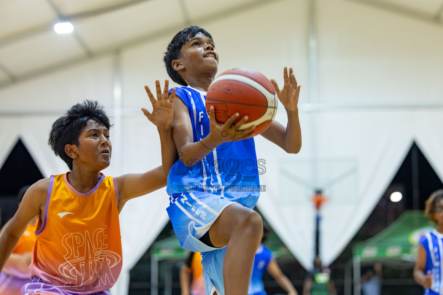 Milo 5 x 5 Junior Challenge 2025 - Basketball tournament held in Basketball Training Center, Male', Maldives on Thursday, 09th October 2025. 
Photo by: Hassan Simah / Images.mv