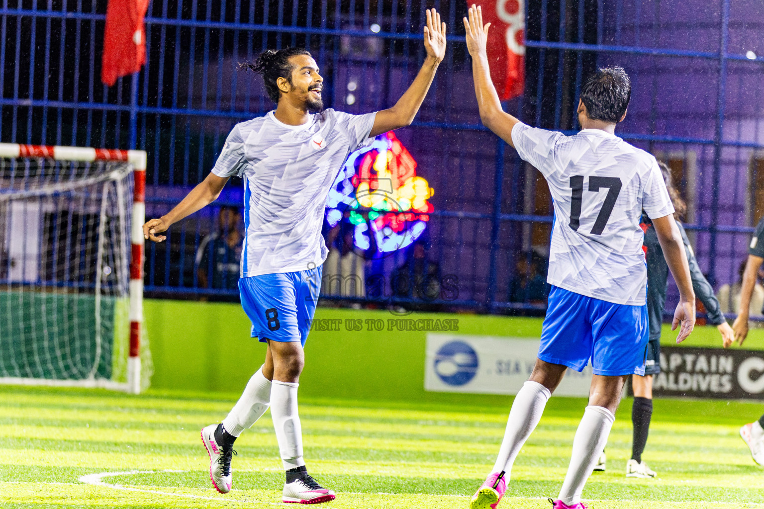 BK Sports Club vs Keawan FC in Day 6 of Eydhafushi Futsal Cup 2024 was held on Saturday, 13th April 2024, in B Eydhafushi, Maldives Photos: Nausham Waheed / images.mv