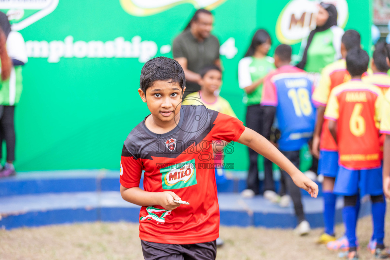 Final Day  of MILO Academy Championship 2024 - U12 was held at Henveiru Grounds in Male', Maldives on Thursday, 7th July 2024. Photos: Shuu Abdul Sattar / images.mv