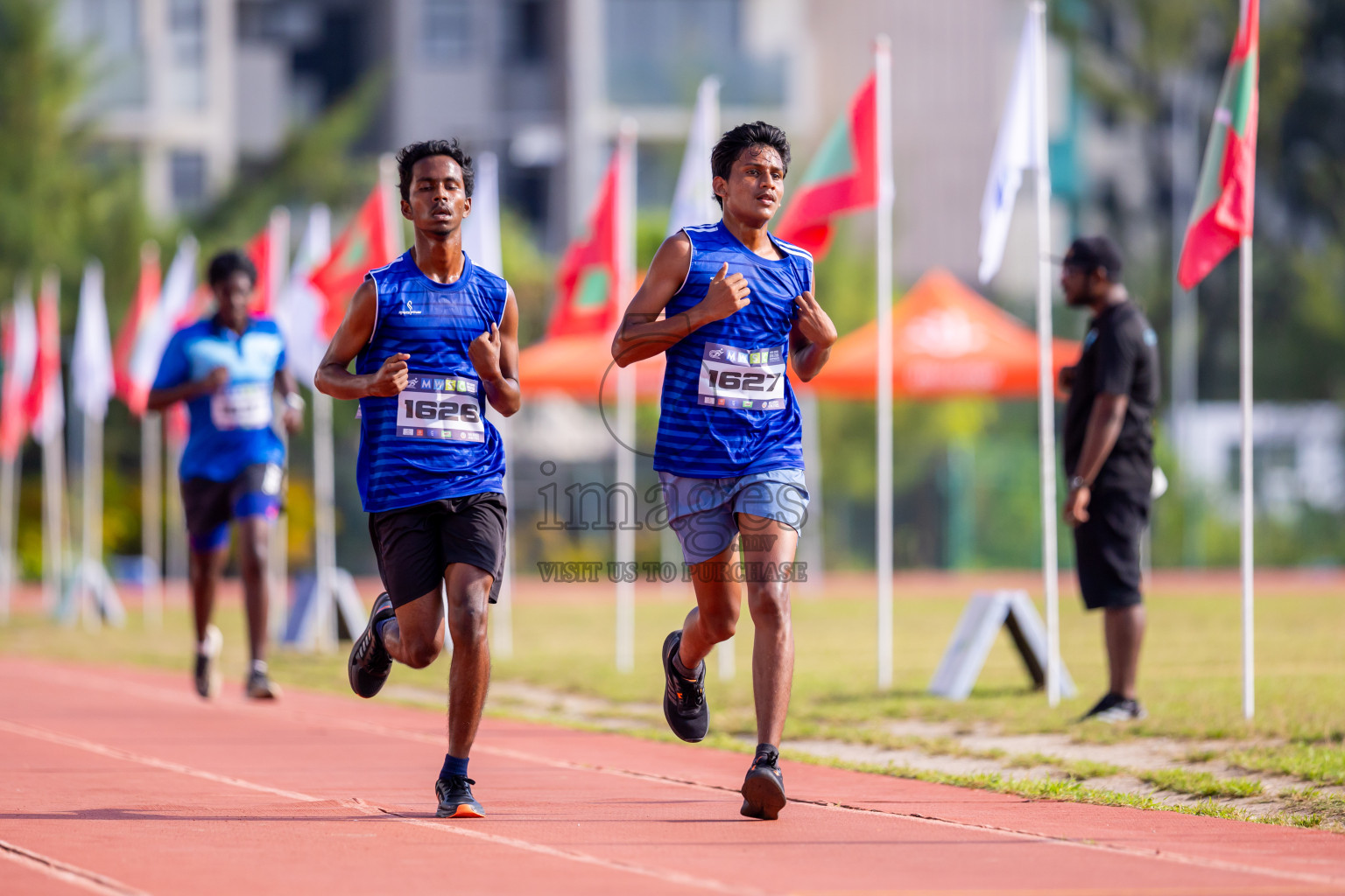 Day 6 of MWSC Interschool Athletics Championships 2024 held in Hulhumale Running Track, Hulhumale, Maldives on Thursday, 14th November 2024. Photos by: Nausham Waheed / Images.mv