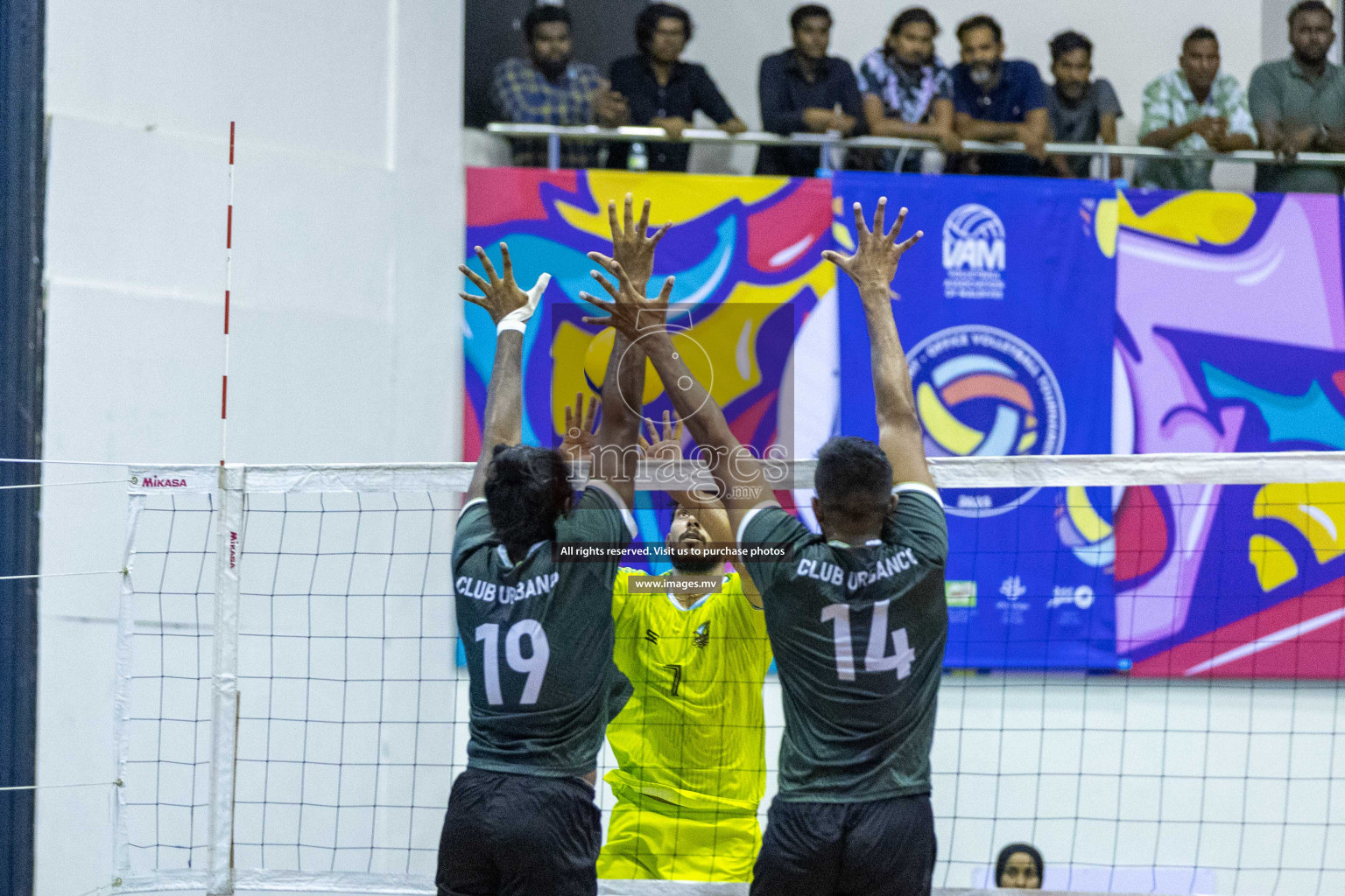 Final of Inter Company-Office Volleyball Tournament 2023 was held in Social Center, Male', Maldives on Saturday, 20th May 2023.  Photos: Ismail Thoriq / images.mv