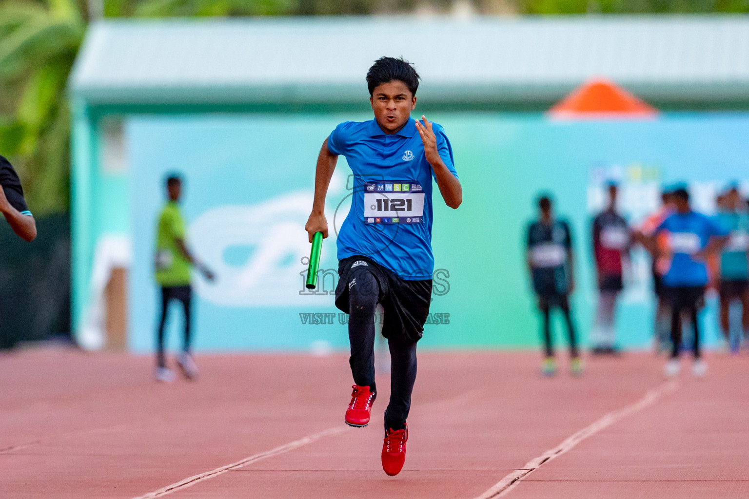 Day 4 of MWSC Interschool Athletics Championships 2024 held in Hulhumale Running Track, Hulhumale, Maldives on Tuesday, 12th November 2024. Photos by: Nausham Waheed / Images.mv