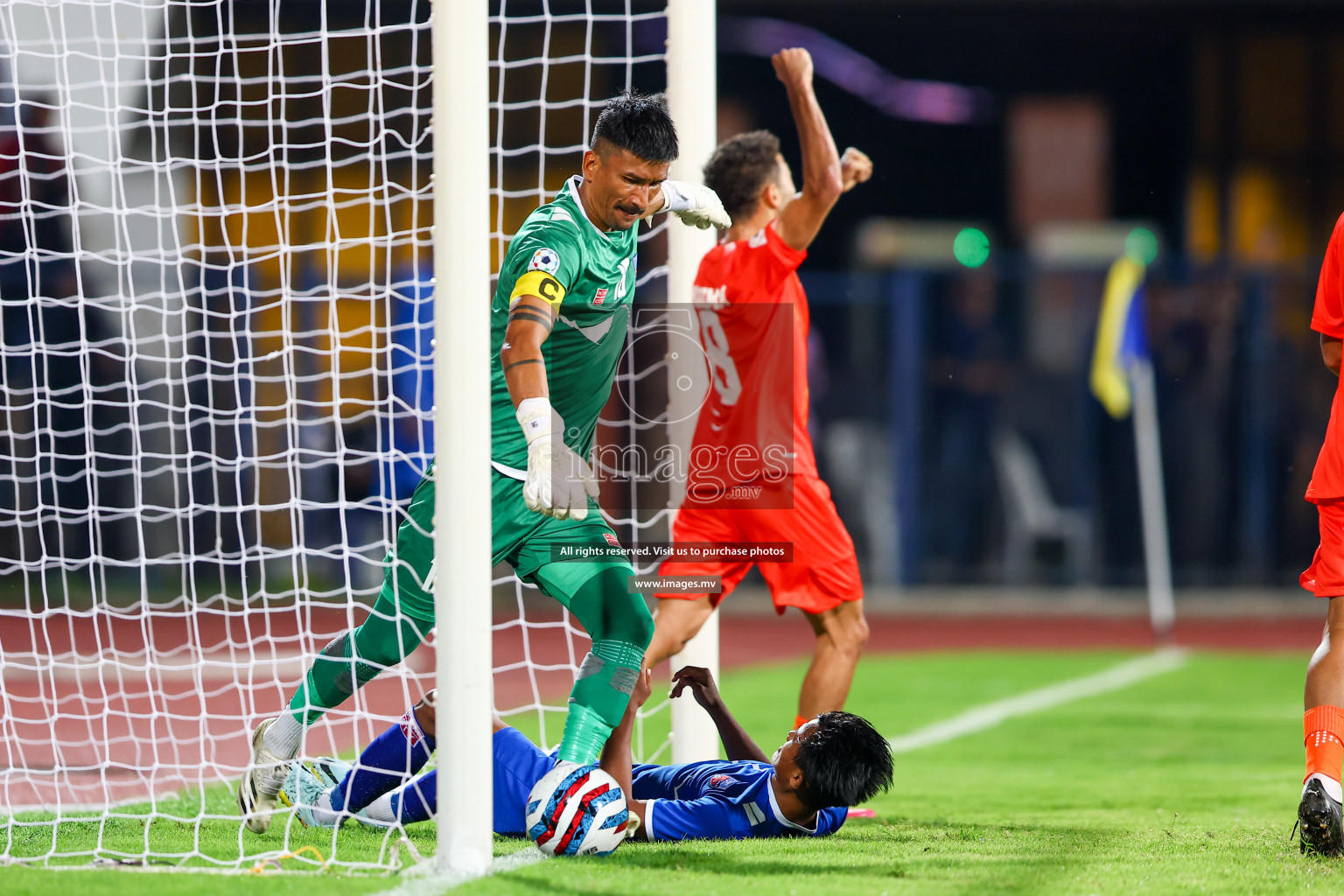 Nepal vs India in SAFF Championship 2023 held in Sree Kanteerava Stadium, Bengaluru, India, on Saturday, 24th June 2023. Photos: Nausham Waheed, Hassan Simah / images.mv