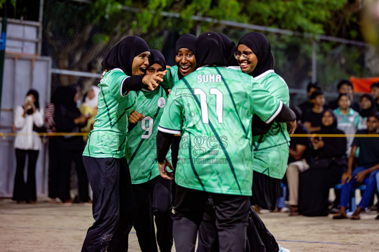 U19 Male and Atoll Girl's Finals in Day 9 of Interschool Volleyball Tournament 2024 was held in ABC Court at Male', Maldives on Saturday, 30th November 2024. Photos: Hassan Simah / images.mv