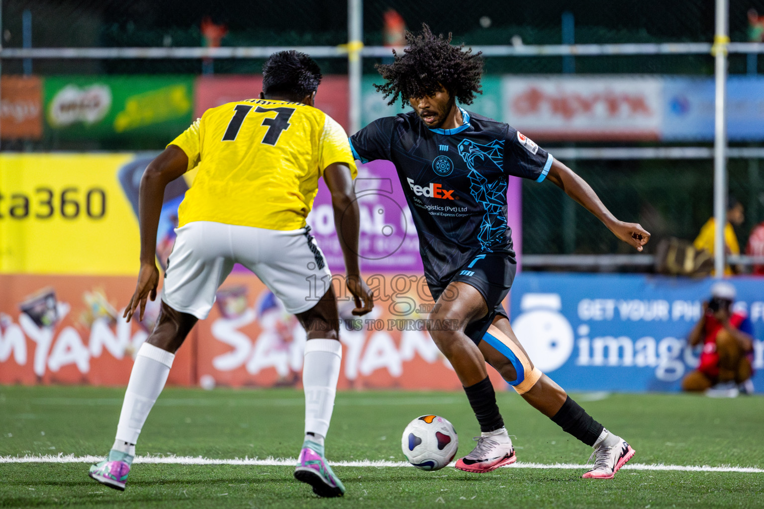 RRC vs Club TTS in Round of 16 of Club Maldives Cup 2024 held in Rehendi Futsal Ground, Hulhumale', Maldives on Tuesday, 8th October 2024. Photos: Nausham Waheed / images.mv