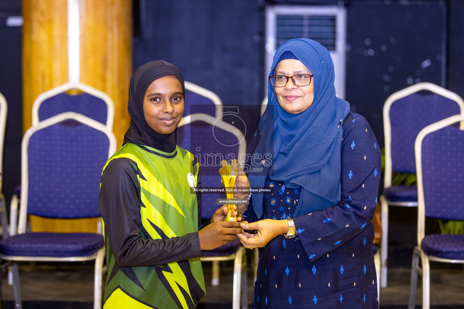 Day6 of 24th Interschool Netball Tournament 2023 was held in Social Center, Male', Maldives on 1st November 2023. Photos: Nausham Waheed / images.mv