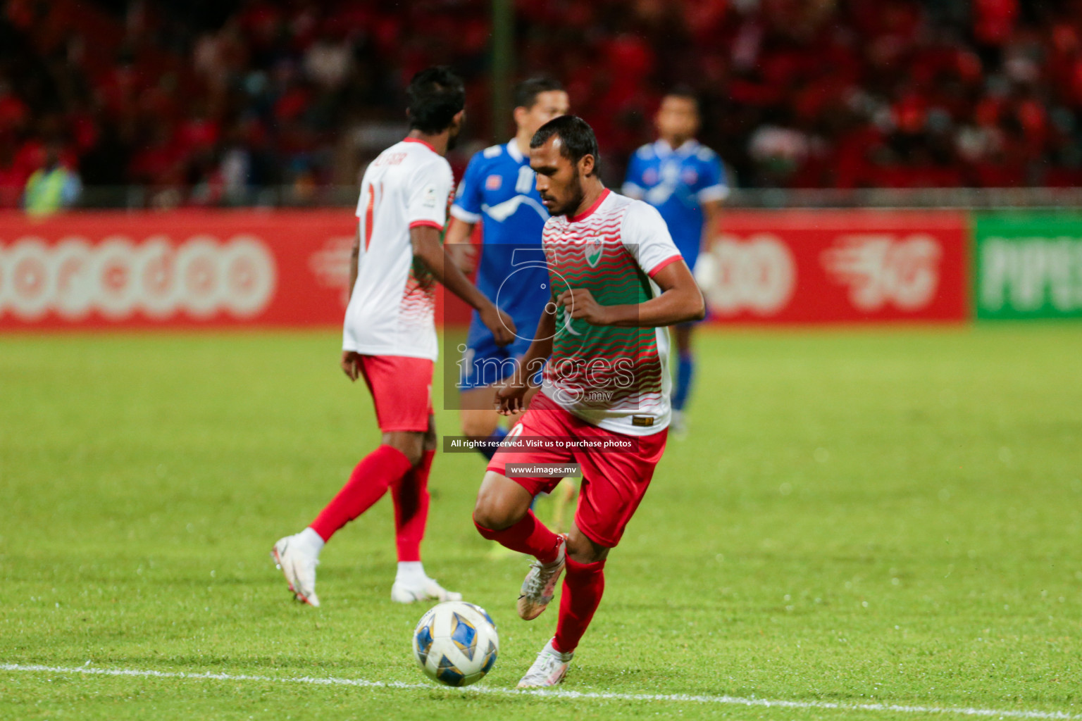 Maldives vs Nepal in SAFF Championship 2021 held on 1st October 2021 in Galolhu National Stadium, Male', Maldives