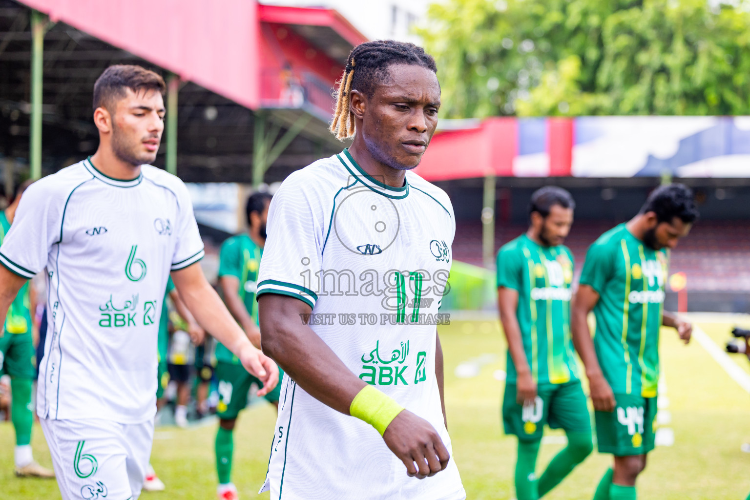 Maziya SC vs Al Arabi SC in AFC Challenge League 2025/26 Preliminary Stage was held at National Stadium in Male', Maldives on Tuesday, 12th August 2025. Photos: Nausham Waheed / images.mv