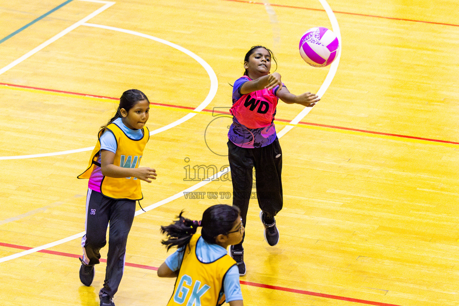 Netgen A vs N Sports Academy B in Day 2 of 3rd Junior Championship - Netball association of Maldives, held at Social Center on Monday 20th January 2025 . Photos by Nausham Waheed