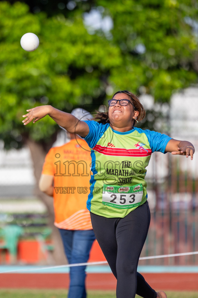 Day 2 of 33rd National Athletics Championship was held in Ekuveni Track at Male', Maldives on Friday, 6th September 2024. Photos: Shuu Abdul Sattar / images.mv