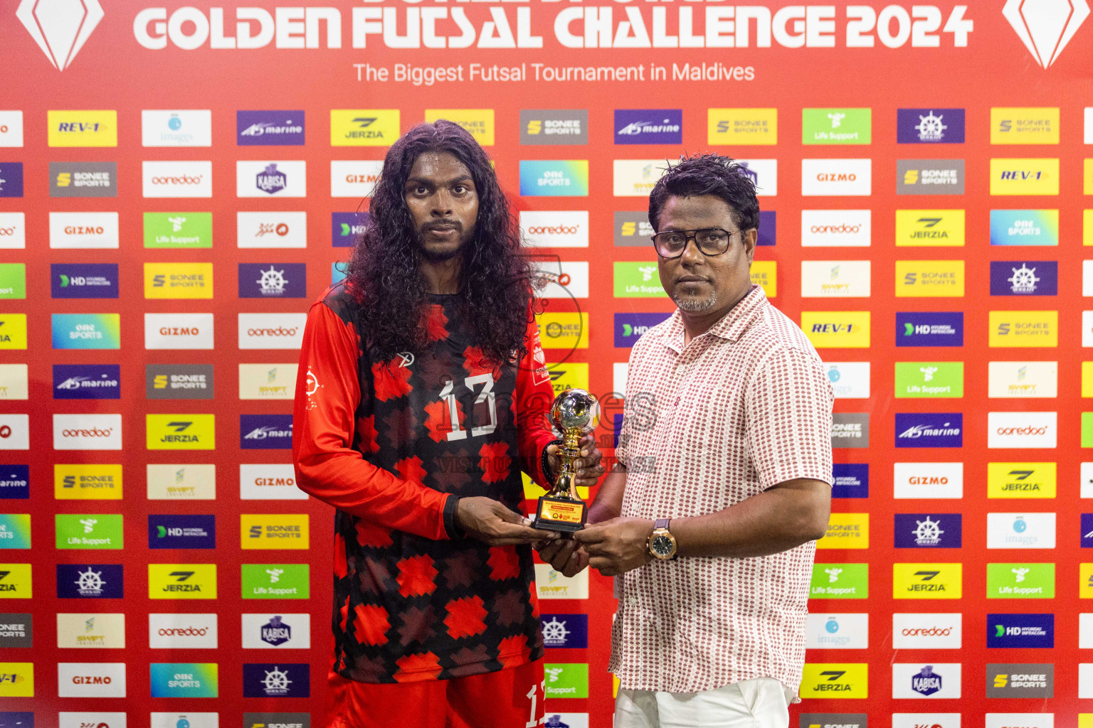 Lh Hinnavaru vs Lh Kurendhoo in Day 21 of Golden Futsal Challenge 2024 was held on Sunday , 4th February 2024 in Hulhumale', Maldives Photos: Nausham Waheed / images.mv