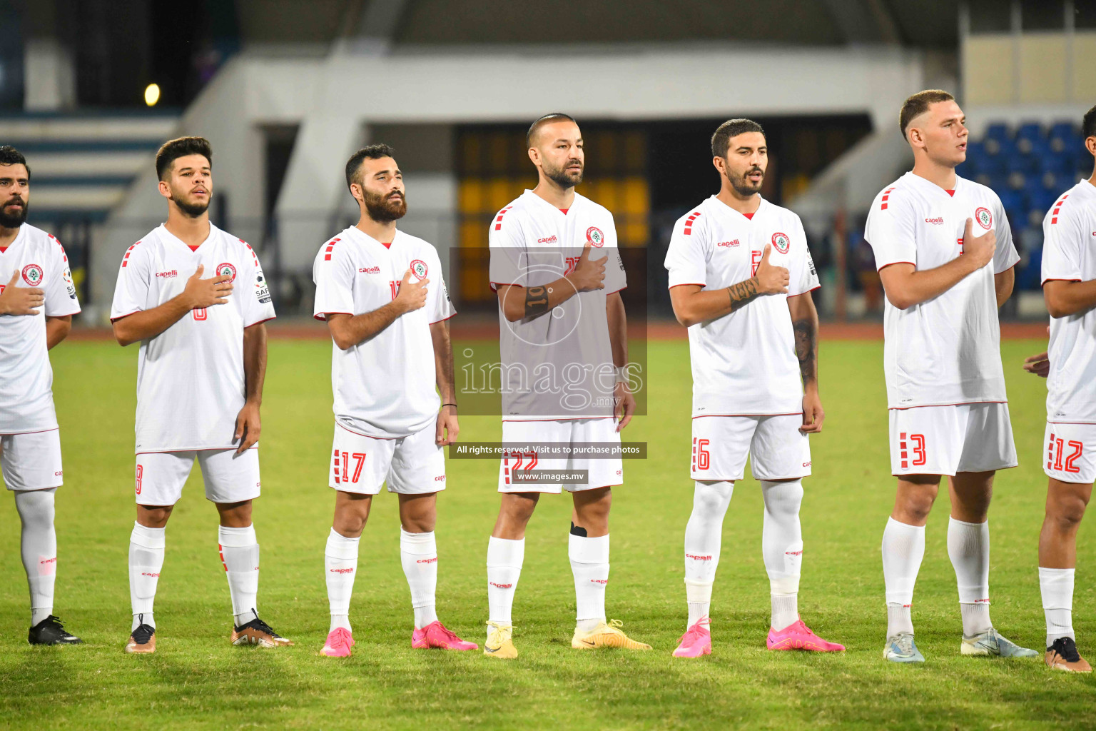 Bhutan vs Lebanon in SAFF Championship 2023 held in Sree Kanteerava Stadium, Bengaluru, India, on Sunday, 25th June 2023. Photos: Nausham Waheed / images.mv