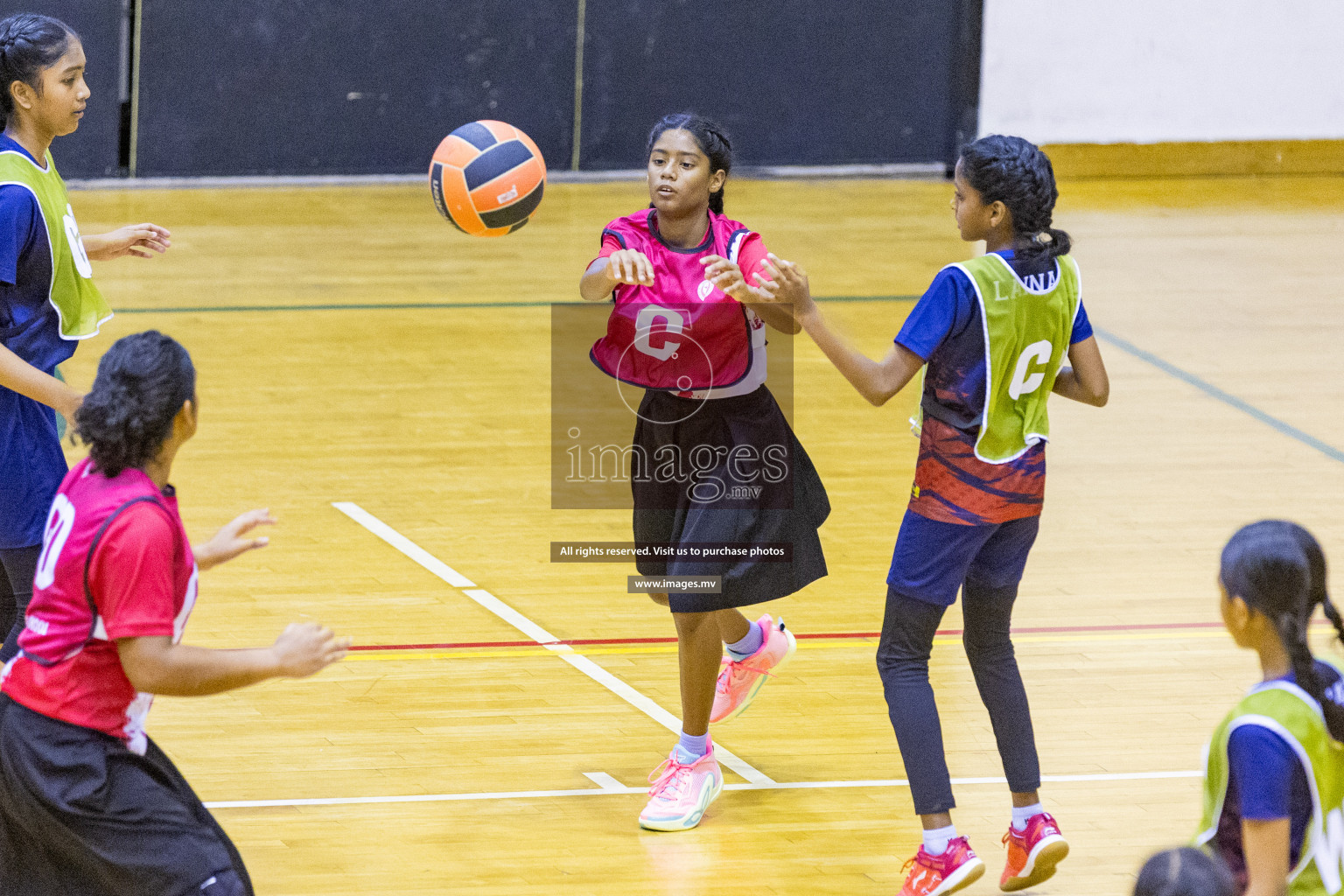 Day5 of 24th Interschool Netball Tournament 2023 was held in Social Center, Male', Maldives on 31st October 2023. Photos: Nausham Waheed / images.mv