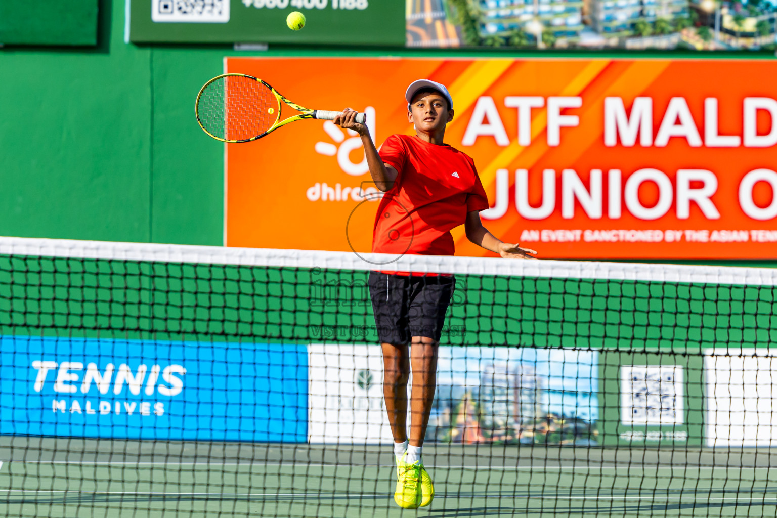 Day 2 of ATF Maldives Junior Open Tennis was held in Male' Tennis Court, Male', Maldives on Tuesday, 10th December 2024. Photos: Nausham Waheed / images.mv