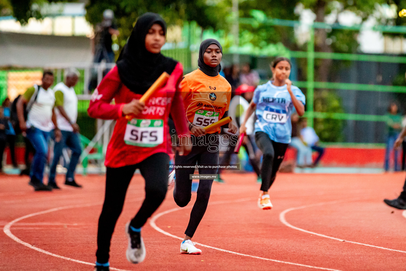 Day 2 of National Athletics Championship 2023 was held in Ekuveni Track at Male', Maldives on Friday, 24th November 2023. Photos: Hassan Simah / images.mv