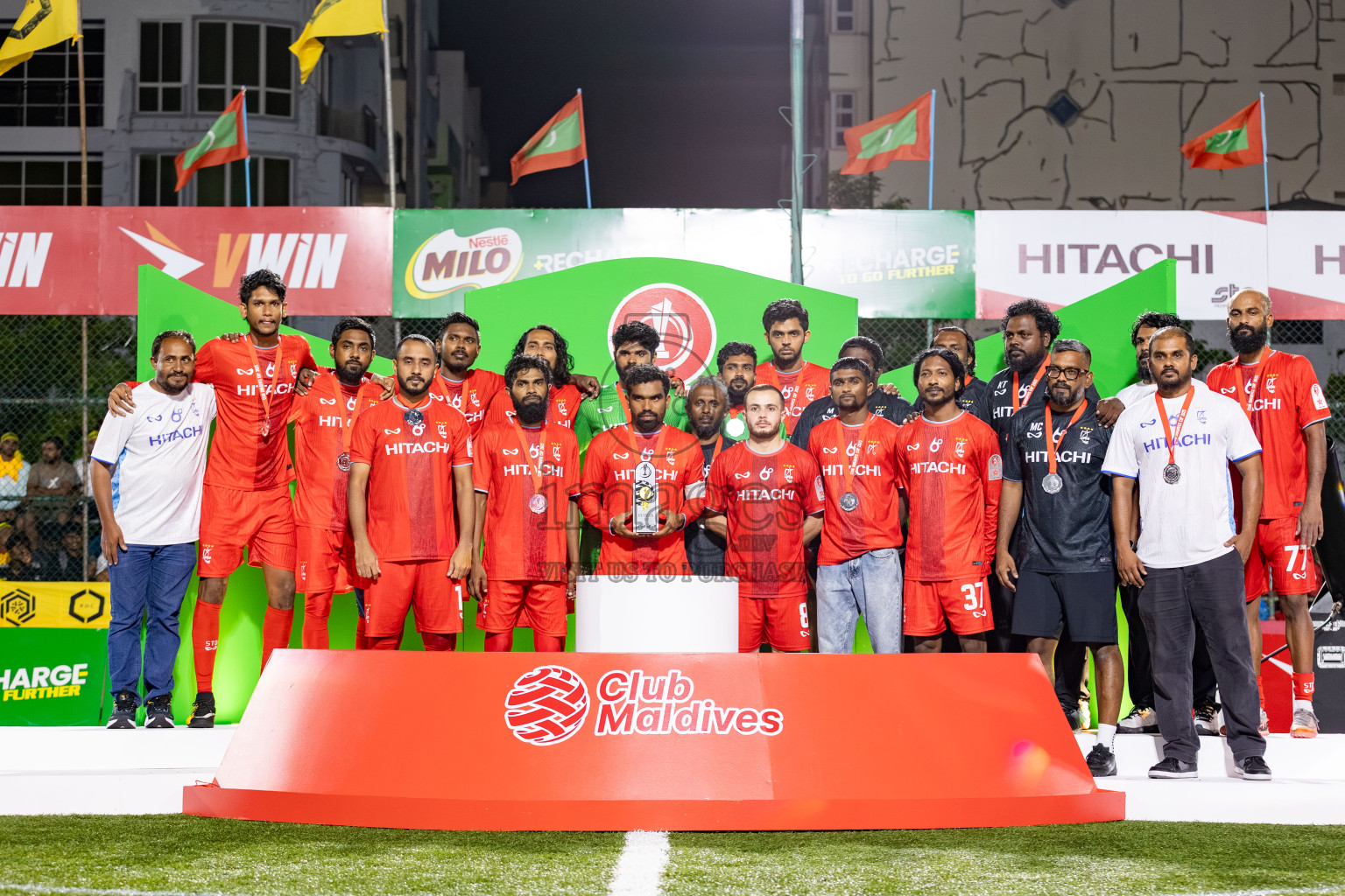 RRC vs STO RC in the Finals of Club Maldives Cup 2025 was held in Rehendhi Futsal Ground, Hulhumale', Maldives on Saturday, 25th October 2025. 
Photos: Hassan Simah / images.mv