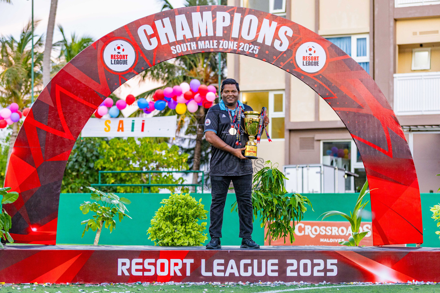 Waldorf Astoria vs SAII Lagoon in Finals of Resort League 2025 (South Male Zone) was held on Sunday, 19th October 2025 in Crossroads's Maldives, Photos: Areef Adam / images.mv