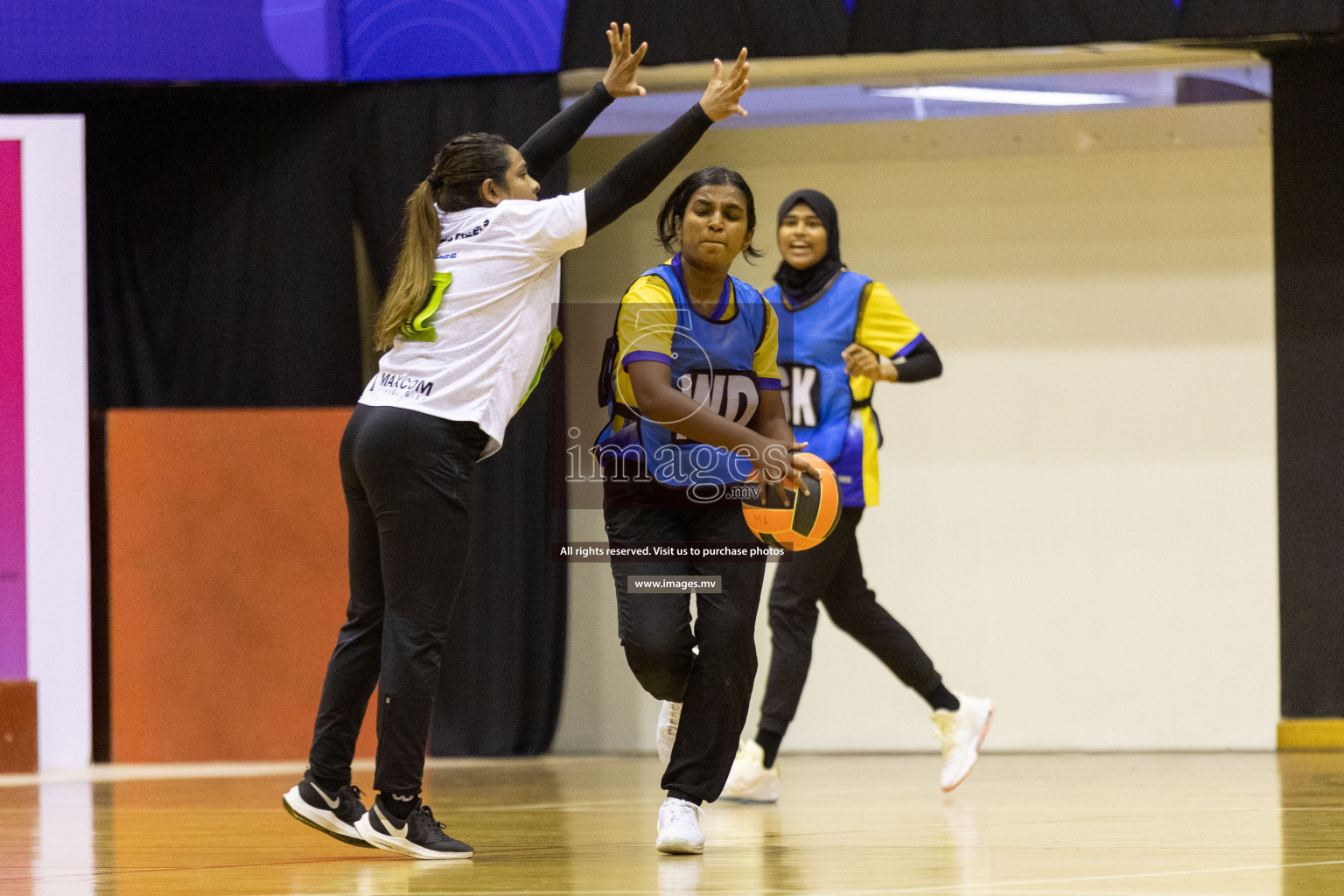 Club Green Streets vs Kulhudhufushi Y&RC in the 1st Division Final of Milo National Netball Tournament 2022 on 22nd July 2022 held in Social Center, Male', Maldives. Photographer: Shuu / images.mv