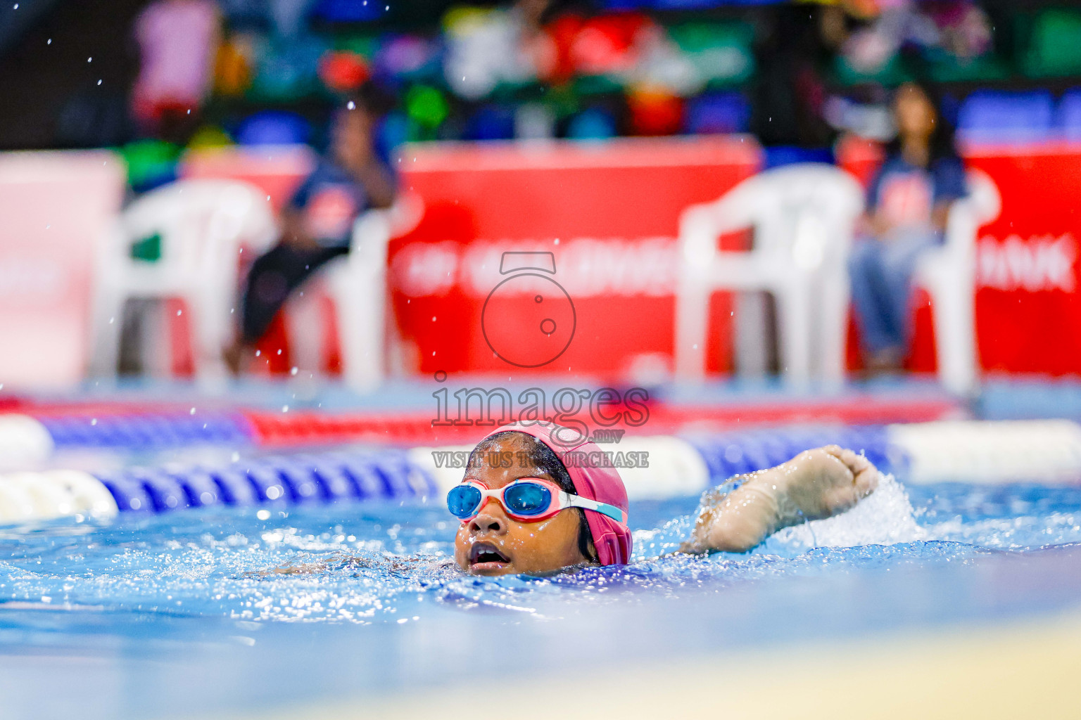 Day 1 of BML 6th National Kids Swimming Kids Festival 2025 held in Hulhumale', Maldives on Monday, 3rd November 2024. Photos: Hassan Simah / images.mv
