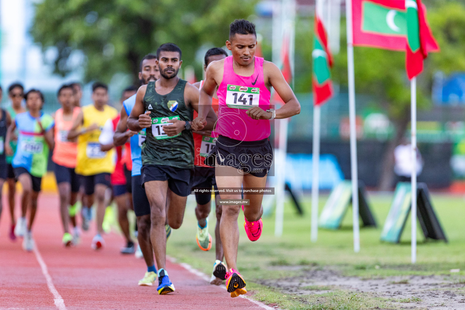 Day 1 of National Athletics Championship 2023 was held in Ekuveni Track at Male', Maldives on Thursday 23rd November 2023. Photos: Nausham Waheed / images.mv