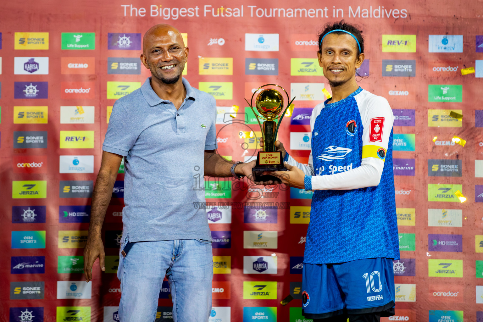 M. Mulak vs M. Naalaafushi in Meemu Atoll Final on Day 30 of Golden Futsal Challenge 2024, held on Tuesday , 14th February 2024 in Hulhumale', Maldives 
Photos: Hassan Simah / images.mv