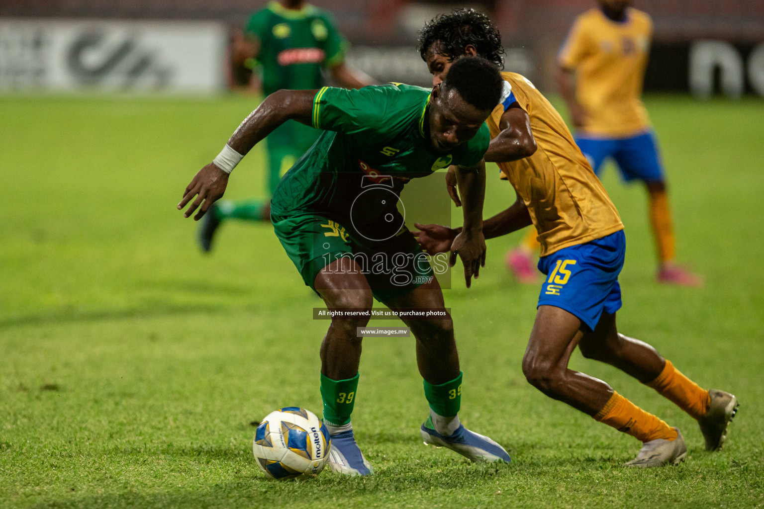 Maziya SRC vs Club Valencia in the Community Shield Match 2021/2022 on 15 December 2021 held in Male', Maldives. Photos: Hassan Simah / images.mv