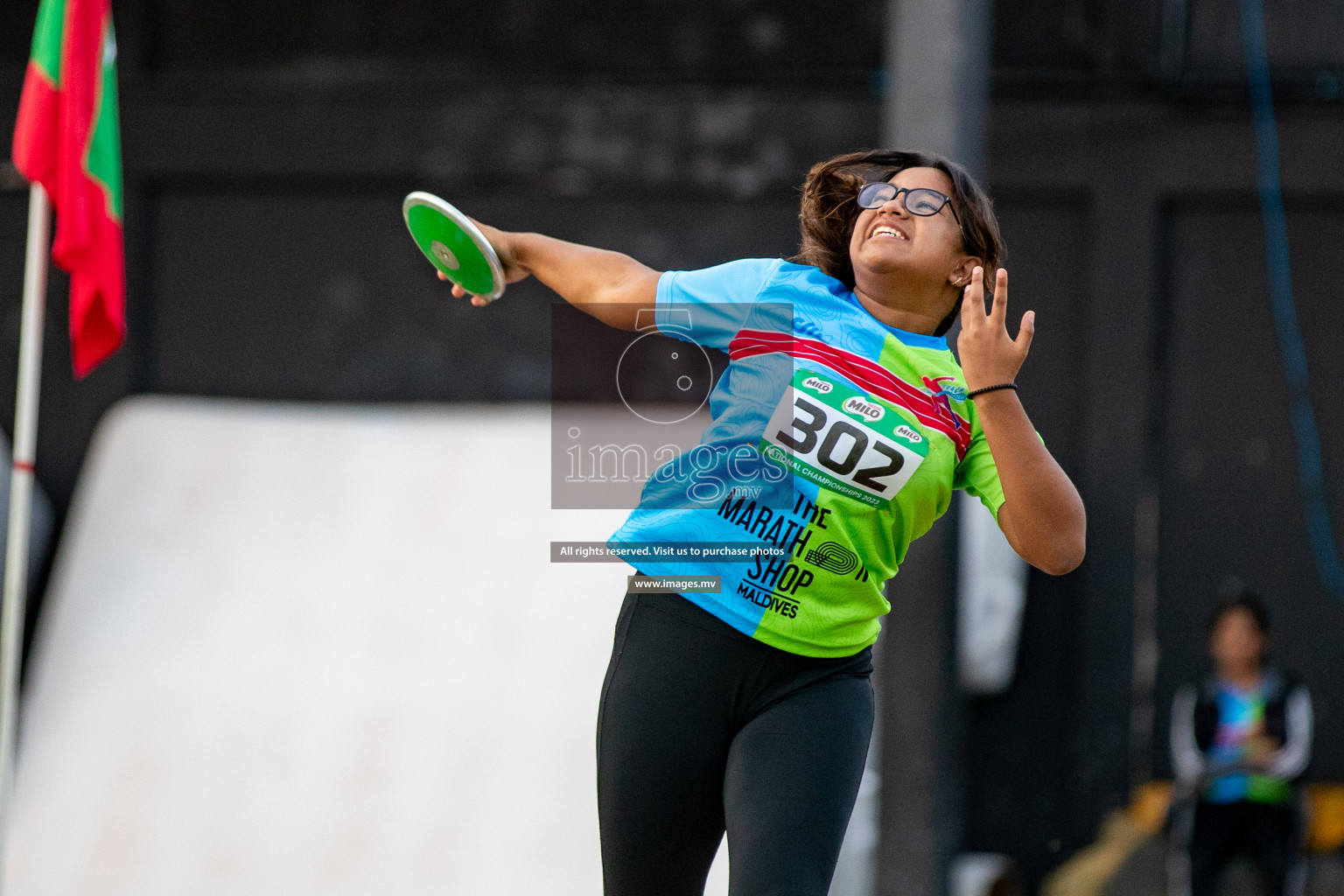 Day 2 of National Athletics Championship 2023 was held in Ekuveni Track at Male', Maldives on Friday, 24th November 2023. Photos: Hassan Simah / images.mv