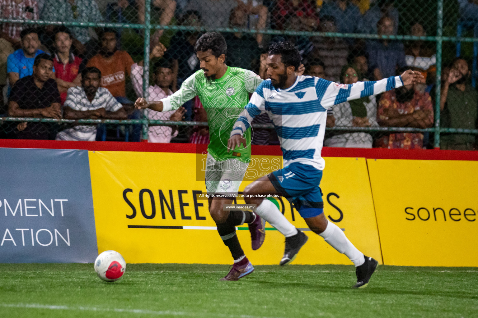 Club AVSEC vs TEAM DJA in Club Maldives Cup 2022 was held in Hulhumale', Maldives on Sunday, 9th October 2022. Photos: Hassan Simah / images.mv