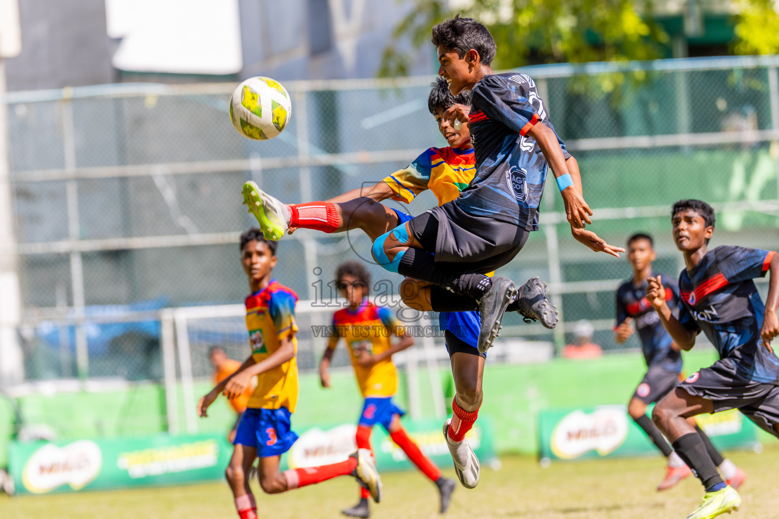 Day 4 of MILO Academy Championship 2025 (U14) was held on Sunday, 2nd November 2025 at Henveiru Football Grounds, Male', Maldives . 
Photos: Ismail Thoriq / images.mv