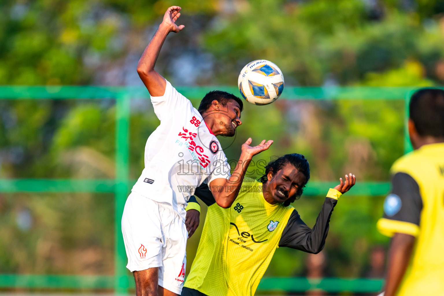 Kanmathi Juniors vs Furious SC from Manadhoo Council Cup 2024 in N Manadhoo Maldives on Monday, 19th February 2023. Photos: Nausham Waheed / images.mv