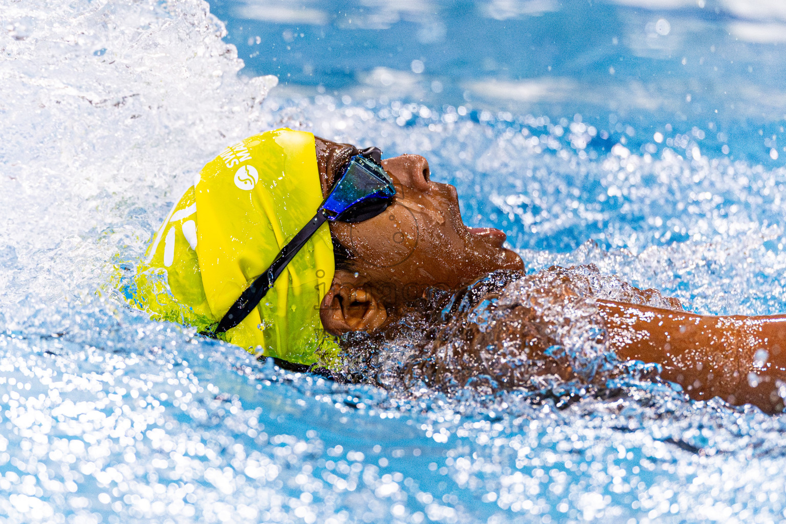 Day 4 of 1st National Short Course Swimming Competition held in Hulhumale', Maldives on Tuesday, 17th June 2025. Photos: Nausham Waheed / images.mv