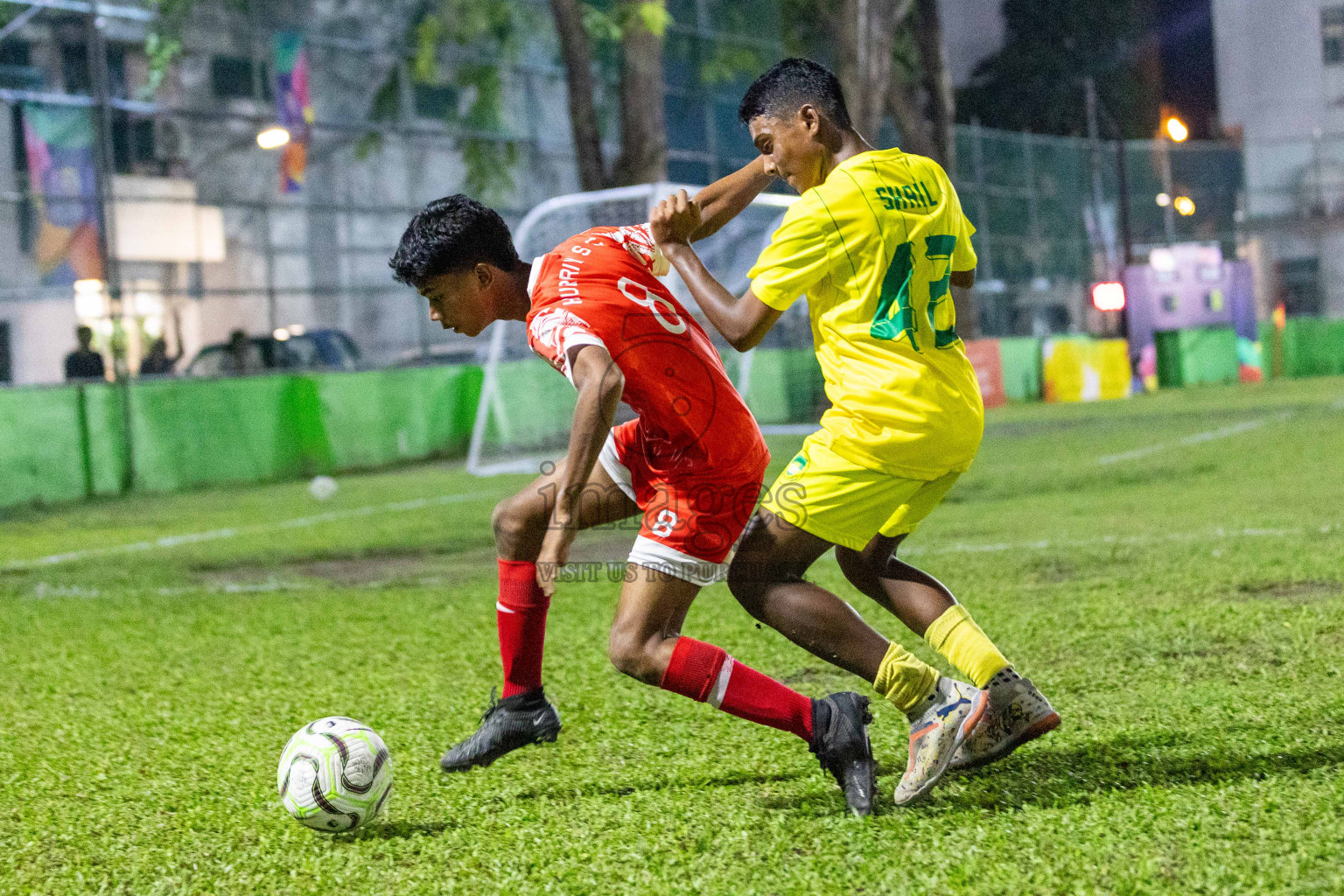 Maziya vs Hurriya (U14) in Day 4 of Dhivehi Youth League 2024 held at Henveiru Stadium on Thursday, 28th November 2024. Photos: Shuu Abdul Sattar/ Images.mv