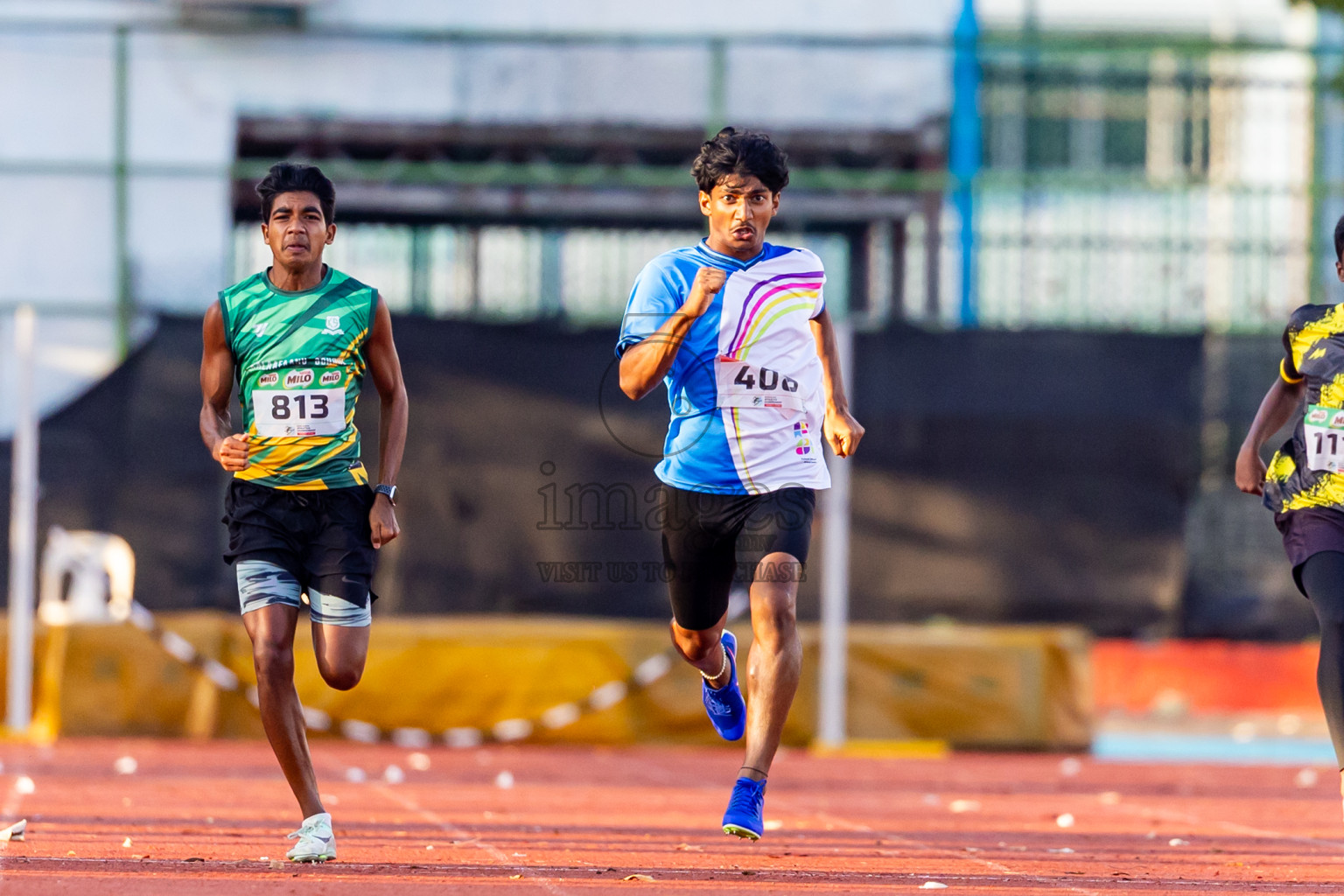 Day 4 of Inter-school Athletics Championship 2025 held in Ekuveni Synthetic Track, Male', Maldives on Thursday, 09th October 2025. Photos by: Nausham Waheed / Images.mv