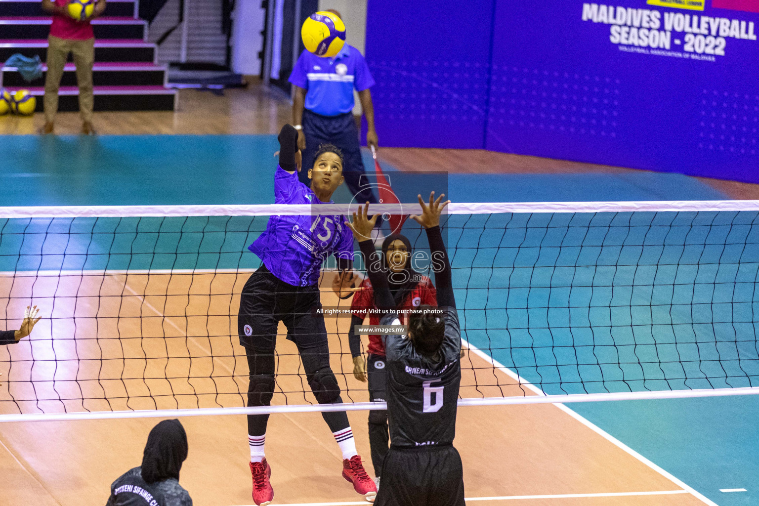 Volleyball Association Cup 2022-Women's Division-Match Day 5 was held in Male', Maldives on Friday, 27th May 2022 at Social Center Indoor Hall Photos By: Ismail Thoriq/images.mv