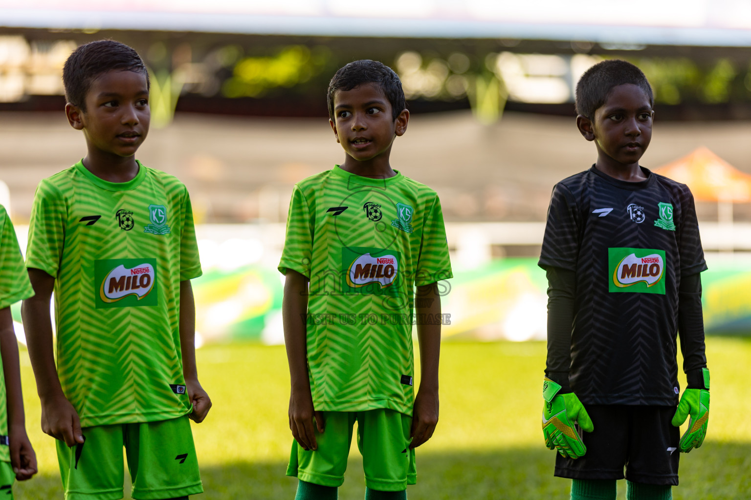 Day 2 of MILO Kids Football Fiesta was held at National Stadium in Male', Maldives on Saturday, 24th February 2024.