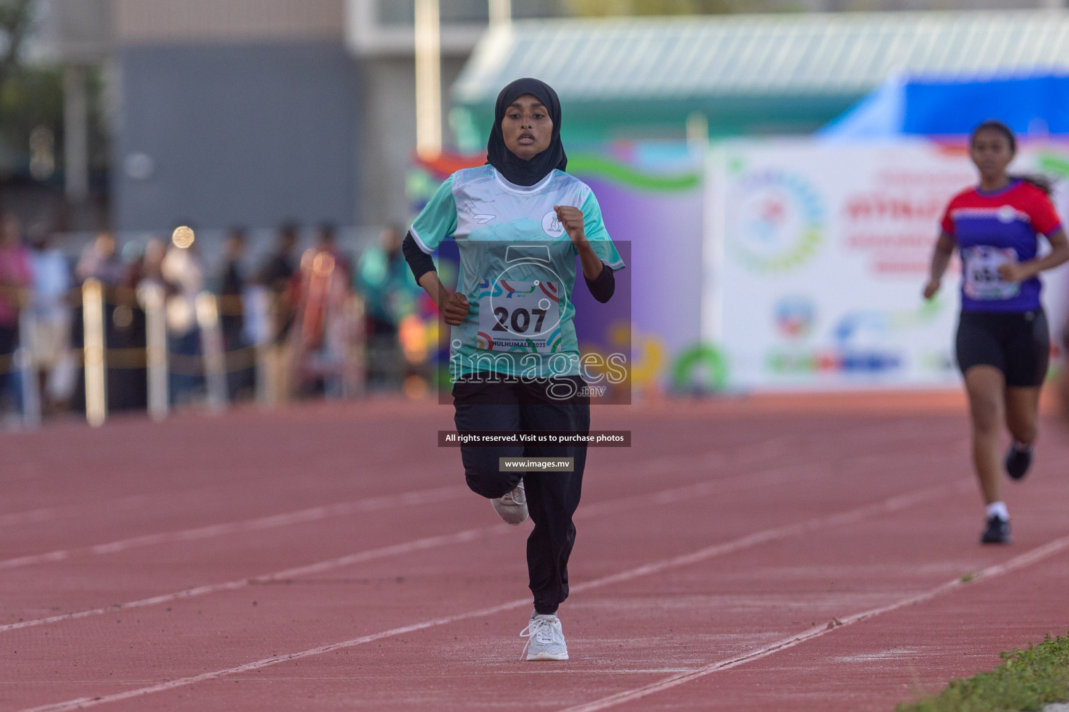 Day two of Inter School Athletics Championship 2023 was held at Hulhumale' Running Track at Hulhumale', Maldives on Sunday, 15th May 2023. Photos: Shuu/ Images.mv