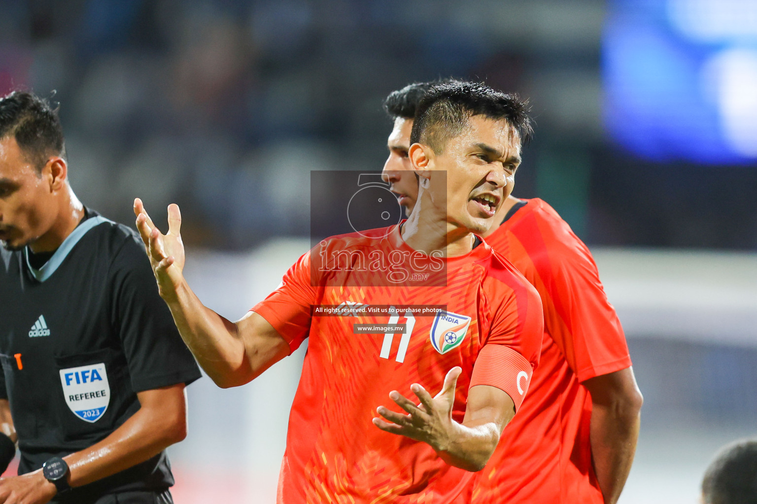 Kuwait vs India in the Final of SAFF Championship 2023 held in Sree Kanteerava Stadium, Bengaluru, India, on Tuesday, 4th July 2023. Photos: Nausham Waheed / images.mv