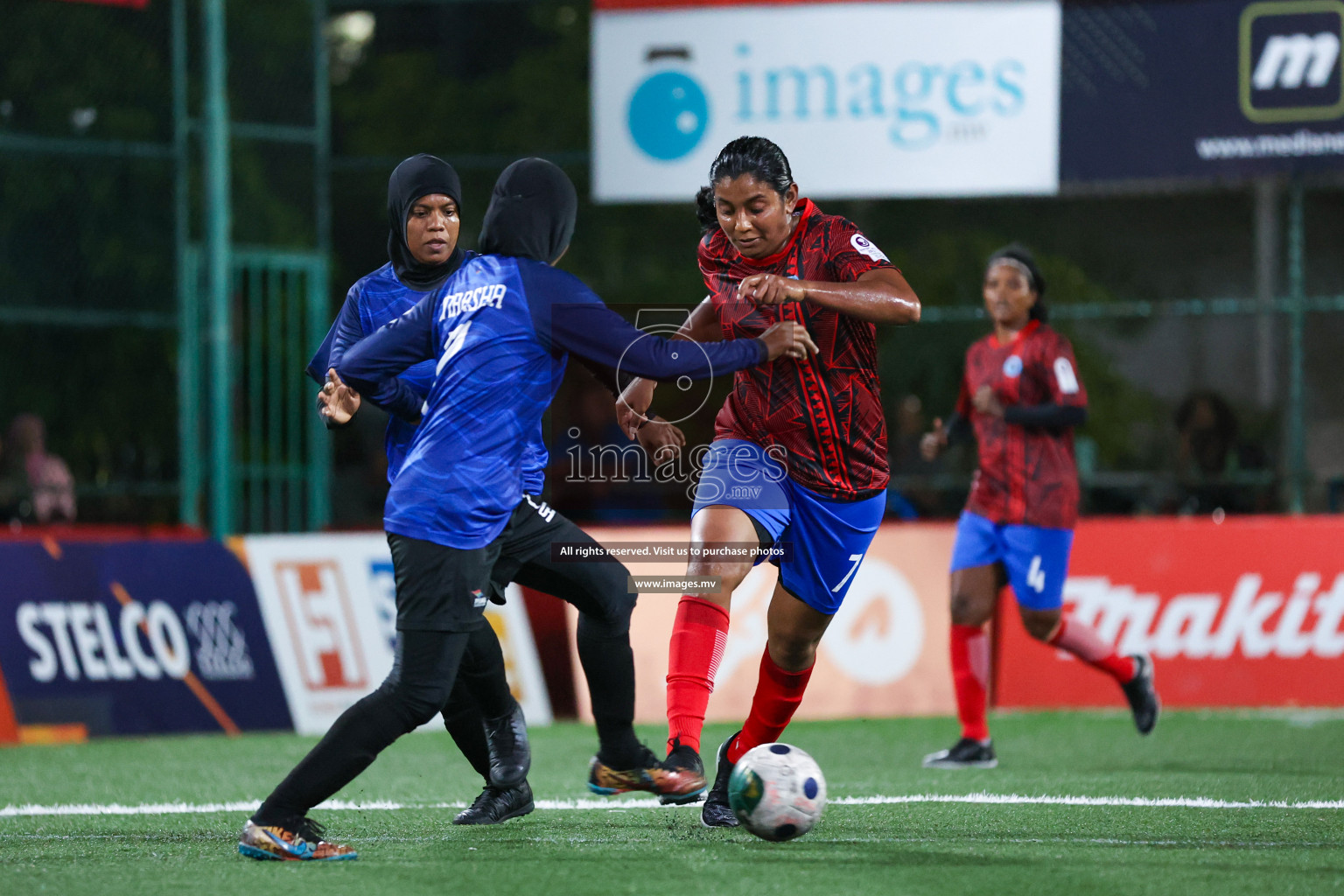 Fenaka vs Police in Eighteen Thirty 2023 held in Hulhumale, Maldives, on Sunday, 30th July 2023 Photos: Nausham Waheed / images.mv