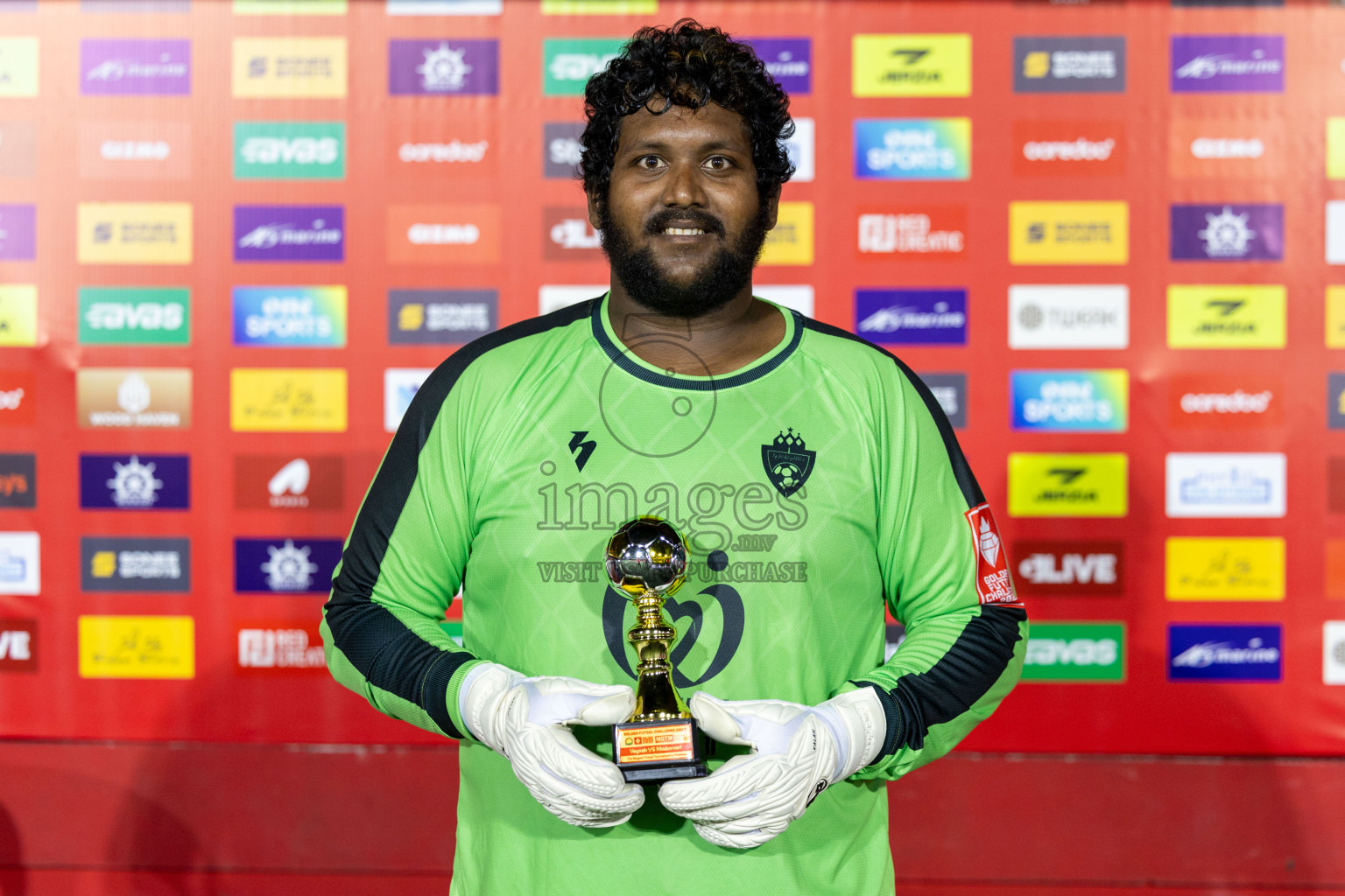 M. Veyvah vs M. Maduvvari in Day 12 of Golden Futsal Challenge 2025 was held on Thursday, 16th January 2025, in Hulhumale', Maldives Photos: Mohamed Mahfooz Moosa / images.mv