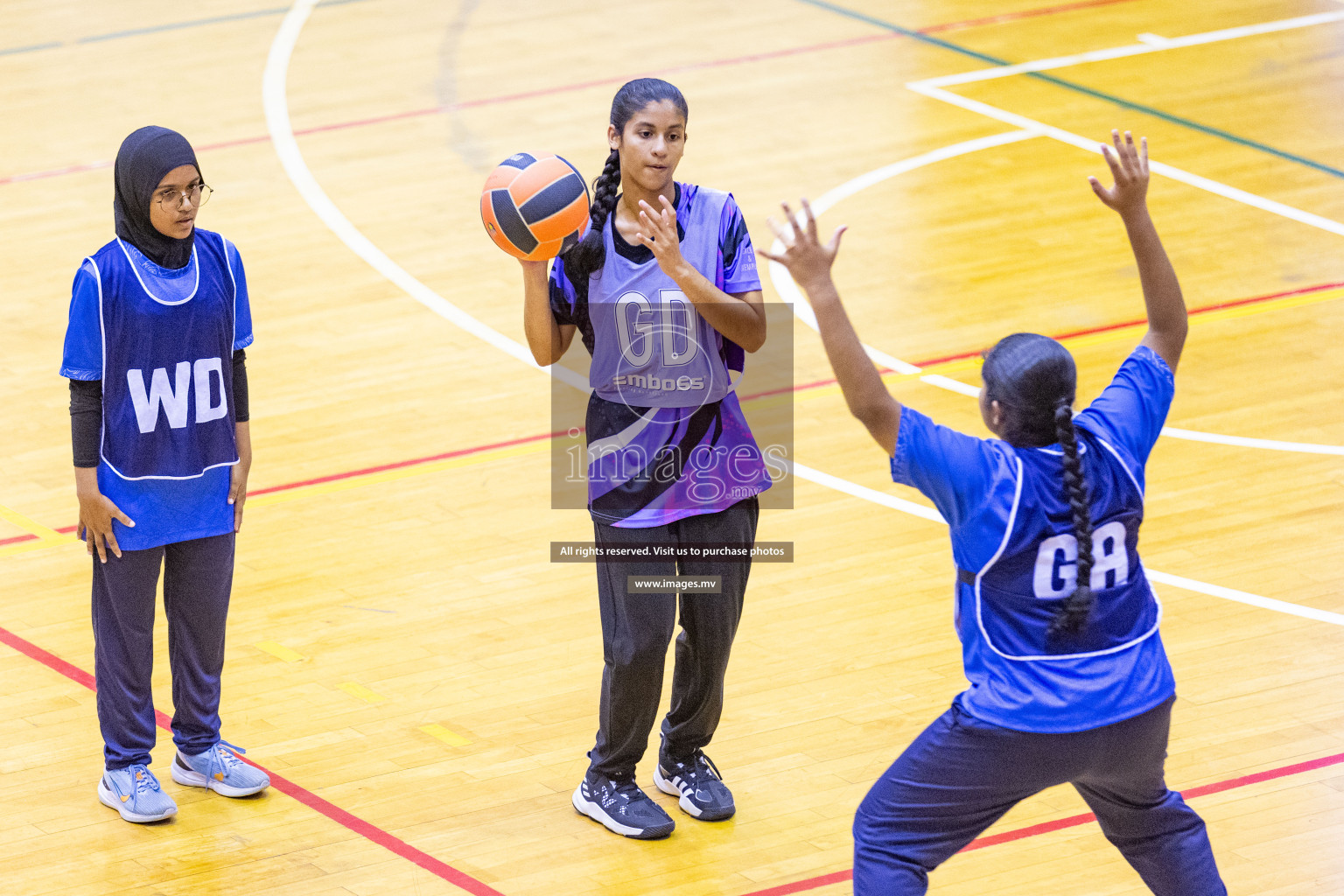 Day5 of 24th Interschool Netball Tournament 2023 was held in Social Center, Male', Maldives on 31st October 2023. Photos: Nausham Waheed / images.mv