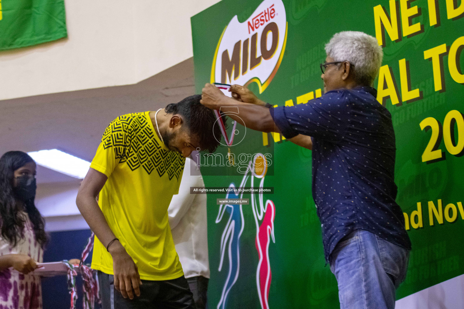 Kulhudhuffushi Youth & R.C vs Club Matrix in the Finals of Milo National Netball Tournament 2021 held on 4th December 2021 in Male', Maldives Photos: Ismail Thoriq / images.mv