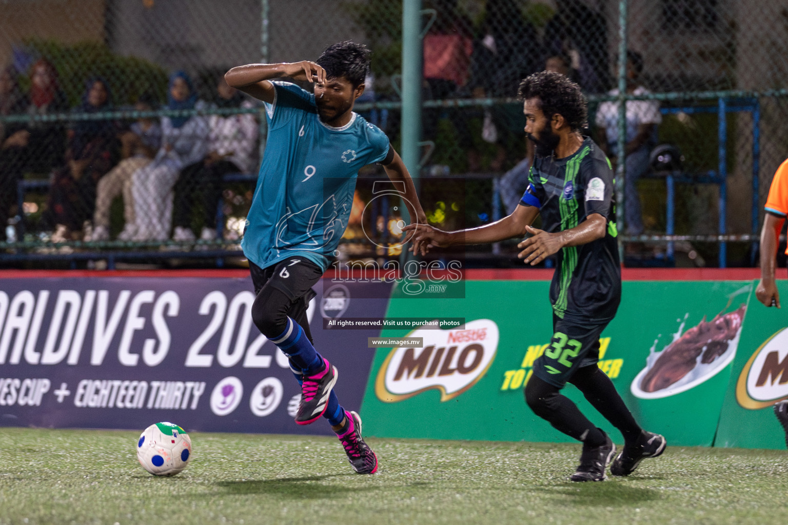 Mira SC vs Umraani Club in Club Maldives Cup Classic 2023 held in Hulhumale, Maldives, on Thursday, 20th July 2023 Photos: Mohamed Mahfooz Moosa / images.mv