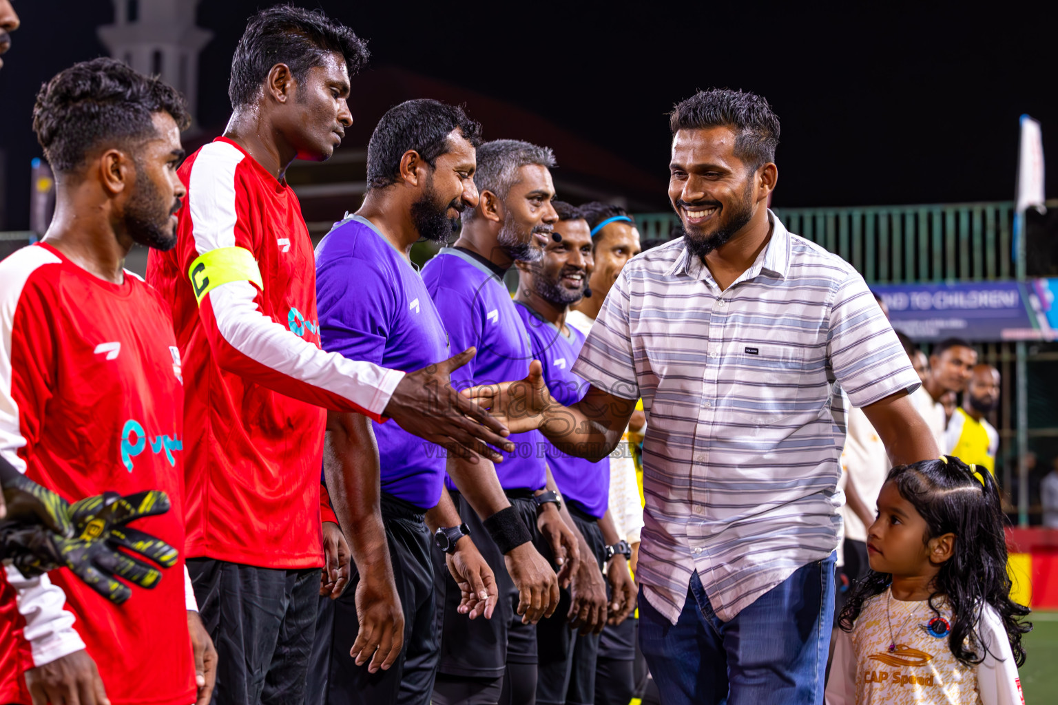 M Mulah VS M Raiymandhoo in Day 25 of Golden Futsal Challenge 2024 was held on Thursday , 8th February 2024 in Hulhumale', Maldives
Photos: Ismail Thoriq / images.mv